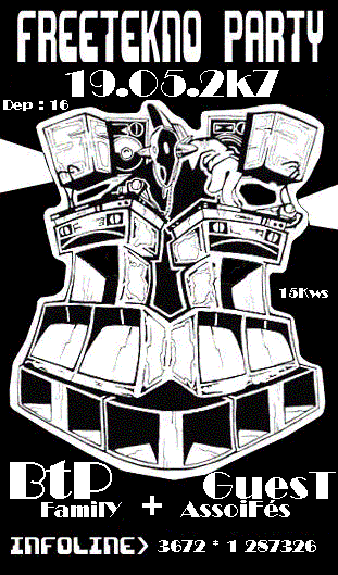 teuf du 19 / 05 / 07 avec assoiffes